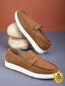 Mast & Harbour Men Solid Casual Slip On Shoes Slip On Sneakers For Men (Tan, 10)