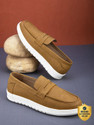 Mast & Harbour Men Solid Casual Slip On Shoes Slip On Sneakers For Men (Yellow, 9)
