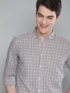 Mast Harbour Men Checkered Casual Multicolor