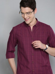Mast Harbour Men Regular Fit Checkered