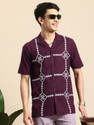 Mast Harbour Men Self Design Casual