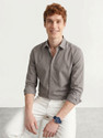 Mast Harbour Men Solid Casual Grey