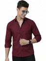 Mast Harbour Men Solid Casual Maroon