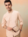 Mast Harbour Men Striped Casual Pink