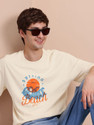 Mast Harbour Printed Men Round Neck