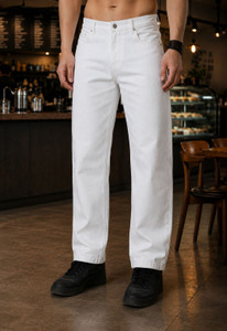 Mast Harbour Regular Men White Jeans