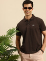 Mast Harbour Solid Men Polo Neck