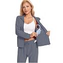 Mastectomy Zip Jacket Coat with Drain 4 Pockets After Post Breast Surgery Lightweight Warm Up Tops Shirt