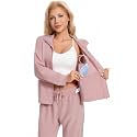 Mastectomy Zip Jacket Coat with Drain 4 Pockets After Post Breast Surgery Lightweight Warm Up Tops Shirt