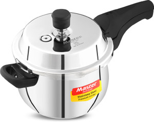 master cook-and-serve stainless steel handi 35 l induction bottom pressure cooker stainless steel