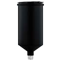 Master Elite 1000ml Black Aluminum Gravity Feed Spray Paint Gun Cup