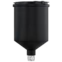 Master Elite 600ml Black Aluminum Gravity Feed Spray Paint Gun Cup