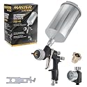 Master Elite PRO-44 HVLP Spray Gun with 1.3mm Tip, Air Pressure Regulator