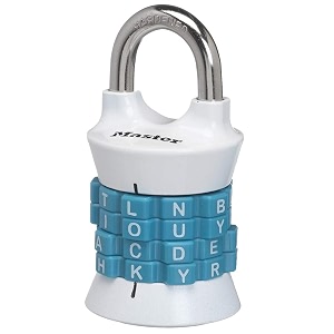 master lock 1535dwd vertical resettable word combo lock assorted colors pack of 1
