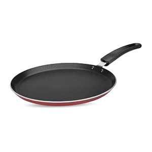 master titan pro triply stainless steel dosa tawa 29cm cool-touch riveted handle 25mm thickness induction amp gas stove compatible