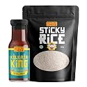 MasterChow Schezwan Fried Rice Kit | Kolkata King Schezwan Stir Fry Cooking Sauce (220g) &amp; Sticky Rice (300g) | 100% Vegetarian | Ready To Cook | No Artificial Additives | Medium Spicy | Made with Sichuan Pepper, Tomatoes