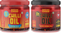 MasterChow Sichuan Chilli Oil & 2X Spicy Sichuan Chilli Oil Sauce (2 x 170 ml)