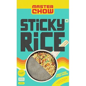 masterchow sticky rice  organic local farm grown rice sticky  perfect of sushi roll  japanese rice  gluten free and perfect for healthy snacking  310 gm