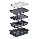 MasterClass Premium Smart Space Stacking Non-Stick Bakeware Set for ThinKitchen | 7-Piece Gift Boxed Set | Durable Carbon Steel | Premium Non-Stick