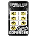 MasterPieces Game Day - NCAA Iowa Hawkeyes - 28 Piece Team Logo Double Six Domino Set