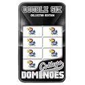 MasterPieces Game Day - NCAA Kansas Jayhawks - 28 Piece Team Logo Double Six Domino Set