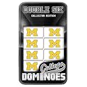 MasterPieces Game Day - NCAA Michigan Wolverines - 28 Piece Team Logo Double Six Domino Set