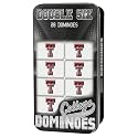 MasterPieces Game Day - NCAA Texas Tech Red Raiders - 28 Piece Team Logo Double Six Domino Set