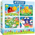MasterPieces – Jigsaw Puzzle Set for Kids 6+ Years, 4-Pack of 48 Pieces, Educational and Fun Game, Lil Puzzler Collection, Gift Idea for Children, 8" x 10"