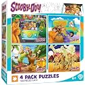 MasterPieces Puzzle Set - 4-Pack 100 Piece Jigsaw Puzzle for Kids - Scooby-Doo! 4-Pack - 8"x10"
