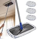 Masthome 16" Large Flat Mop,3 Microfiber Mop Pads