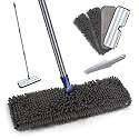Masthome Flip Microfiber Mop, Wet Dry Dust Mop with Adjustable Handle