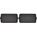 Matace 2 Pack Small Rubber Boot Tray - Black Rectangular Shoe Tray - 27.95" x 15.74" x 1.18" - 100% Recyclable Rubber - Raised Edge - Easy to Clean
