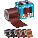 MATCH 'N PATCH Red Brown Leather Repair Tape, 2.25" x 15' for Furniture