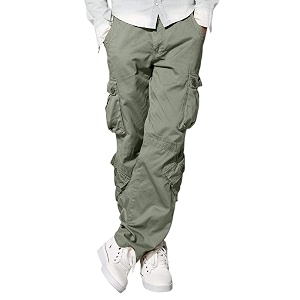 Match Mens Wild Retro Multi-Pockets Utility Casual