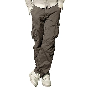 Match Mens Wild Retro Multi-Pockets Utility Casual
