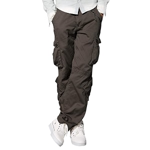 Match Mens Wild Retro Multi-Pockets Utility Casual