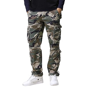 Match Mens Wild Retro Multi-Pockets Utility Casual