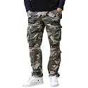 Match Men39s Wild Retro Multi-Pockets Utility Casual