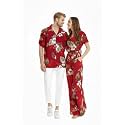 Matchable Couple Hawaiian Shirt or Jumpsuit Signature Prints Pineapple