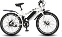 MATELCO FEA UNISEX WHITE 26 inches 27 Gear Lithium-ion (Li-ion) Electric Cycle