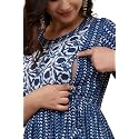 Maternity Feeding Anarkali Kurti Dress for Women