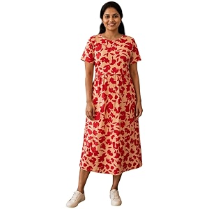 Maternity Feeding Maxi Dress with Pockets Green