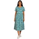 Maternity Feeding Maxi Dress with Pockets Green