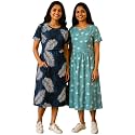 Maternity Feeding Maxi Dress with Pockets Green