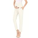 Maternity Pants Work Over The Belly with Pockets, Womens Pregnancy Dress Pants Office Clothes Trousers Stretch Summer