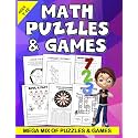 Math Puzzles and Games - Fun Math games!: Mega Mix of Puzzles and Games, Math Puzzles book for kids, Fun math games for kids, Math puzzles and math ... for kids 8-12, a fun multiplication workbook.