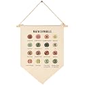 Math Symbols Educational-Wall Decor Gift for Baby Boys Girls Kids-Canvas Hanging Flag Pennant Banner Wall Decor Gift for Classroom Nursery Homeschool Baby Room Playroom Reading Room Bedroom