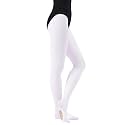 MATHACINO Women's Dance Tights Convertible Transition Ballet Tights 80D Semi Opaque Pantyhose