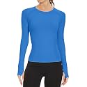MathCat Seamless Long Sleeve Workout Tops with Thumb Holes