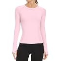 MathCat Seamless Long Sleeve Workout Tops with Thumb Holes